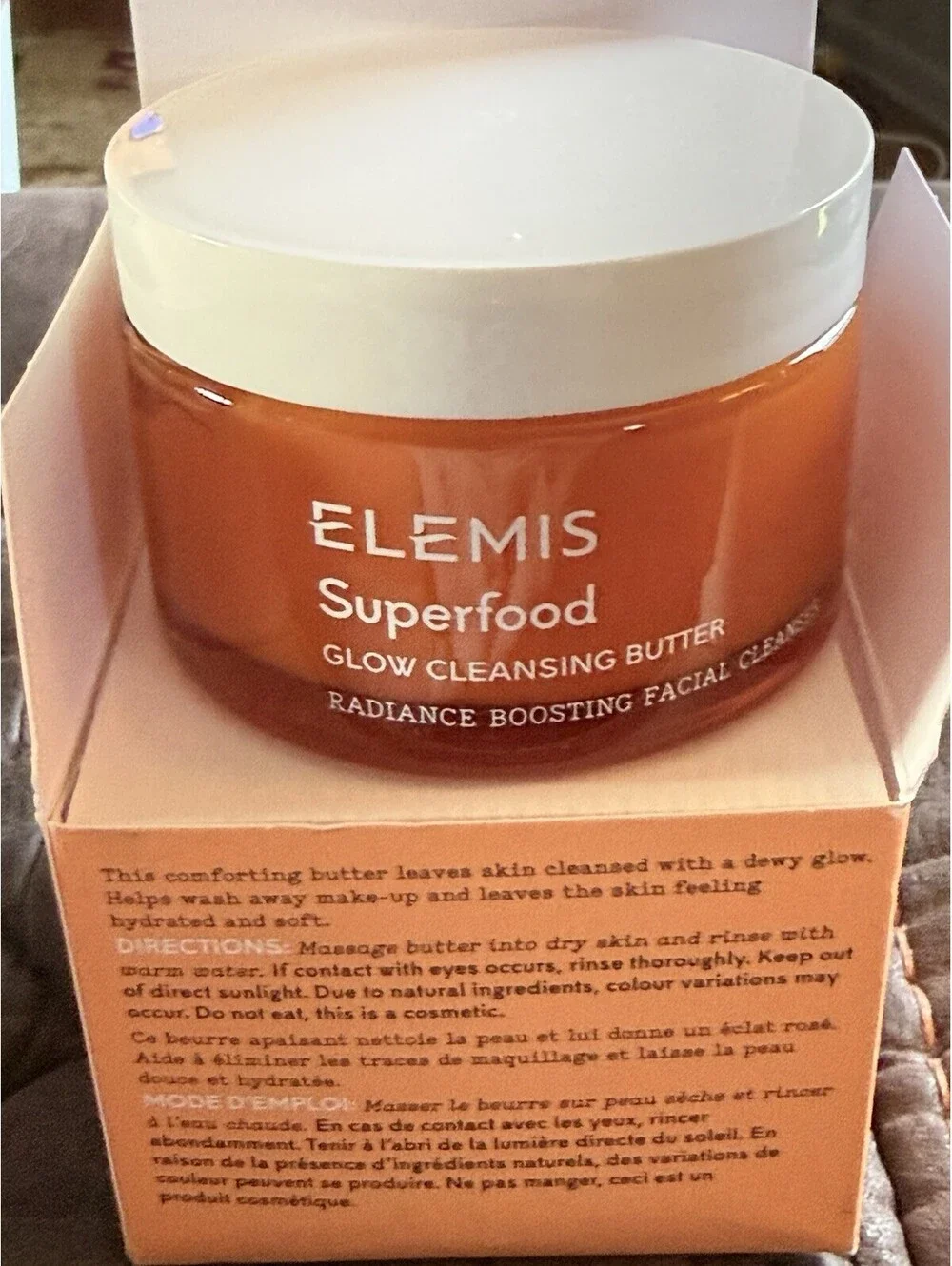 ELEMIS Superfood Glow Cleansing Butter - 3 fl oz / 90 mL New In Box
